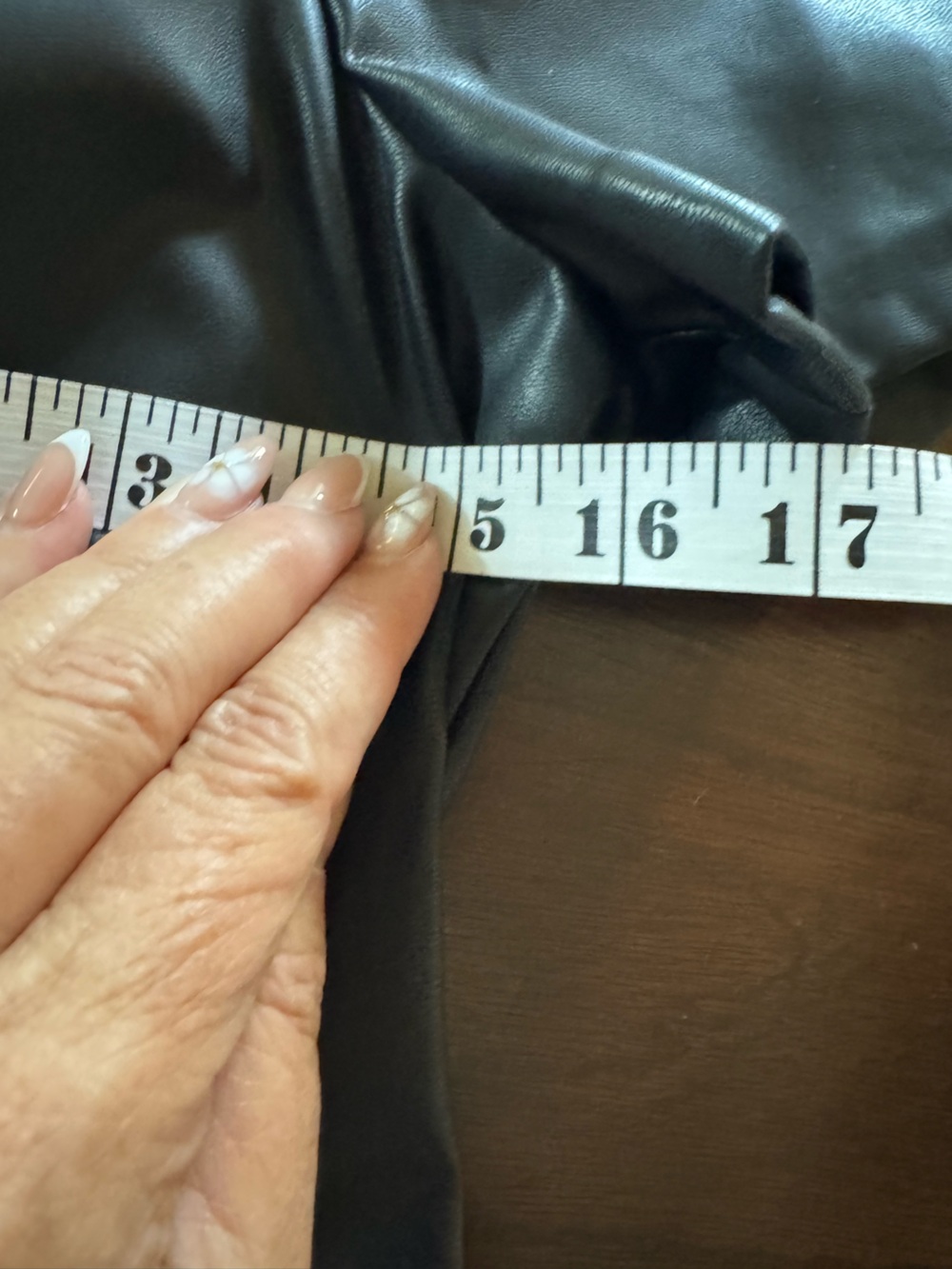 Calvin Klein Black Faux Leather Sheath Dress - Picture 5 of 6